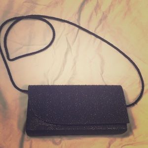 Black elegant crossbody purse
